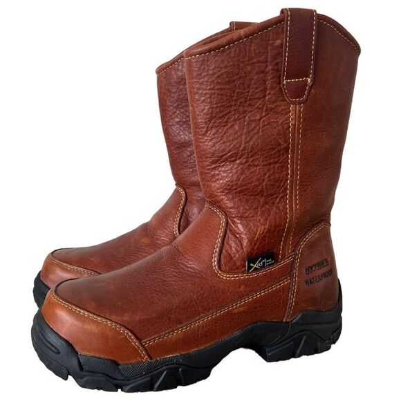 Hytest Men's Waterproof Metatarsal Guard Safety Boots Size 6 (women’s 8) - Picture 8 of 16